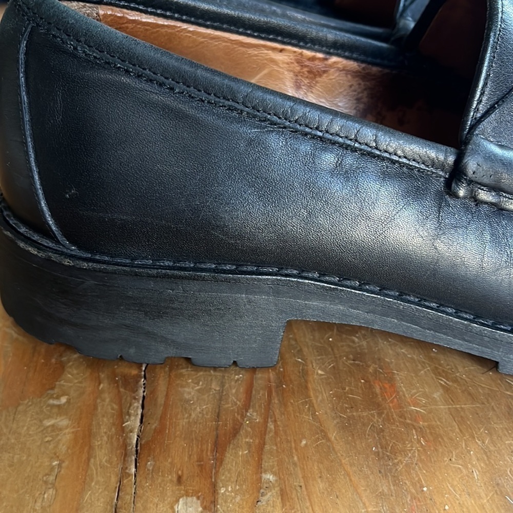 GUCCI Horsebit Mens Jasper Loafers Lug Sole Dress Shoe Black Leather 9.5 - Picture 7 of 16